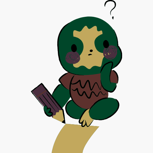 Children's character decoration: Sloth with paper and pencil.