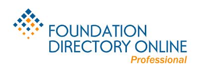 Foundation Directory Online (professional)